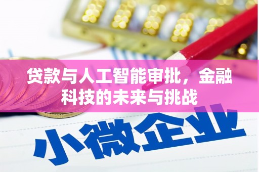 西岗贷款与人工智能审批，金融科技的未来与挑战