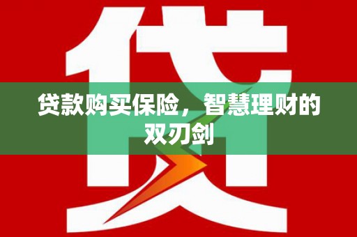 肃南贷款购买保险，智慧理财的双刃剑