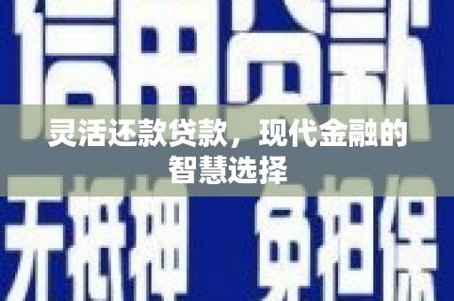 西市灵活还款贷款，现代金融的智慧选择