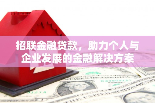 邵东招联金融贷款，助力个人与企业发展的金融解决方案