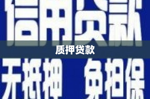 柯坪质押贷款