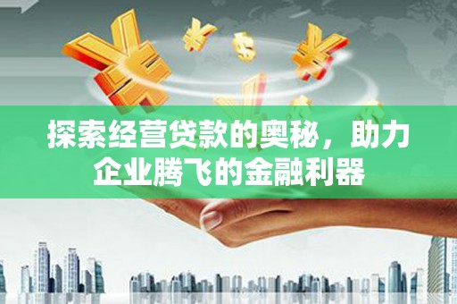 溪口探索经营贷款的奥秘，助力企业腾飞的金融利器