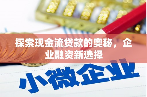 宿松探索现金流贷款的奥秘，企业融资新选择