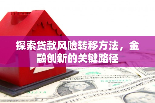中国香港探索贷款风险转移方法，金融创新的关键路径