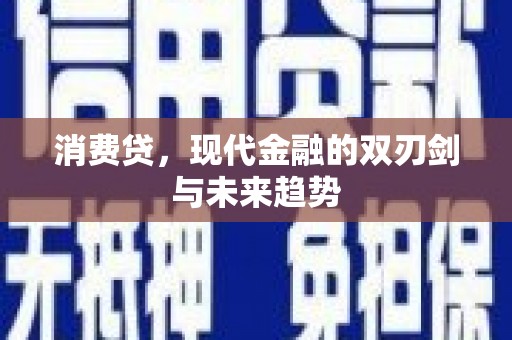 蒙阴消费贷，现代金融的双刃剑与未来趋势