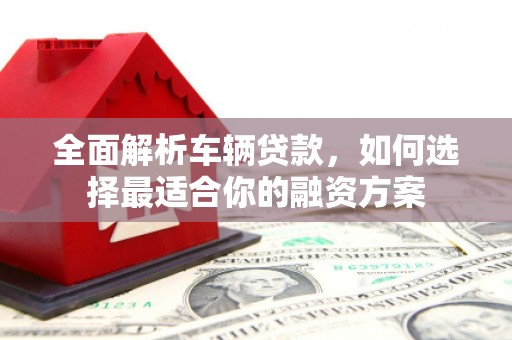 信阳全面解析车辆贷款，如何选择最适合你的融资方案