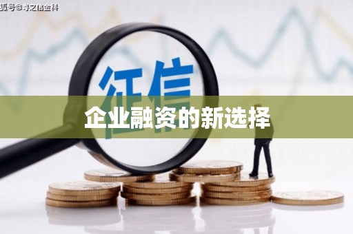 漯河企业融资的新选择